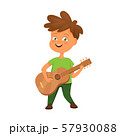 Boy playing the guitar 57930088
