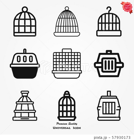 Bird cage icon for your design, logo. Vector 57930173