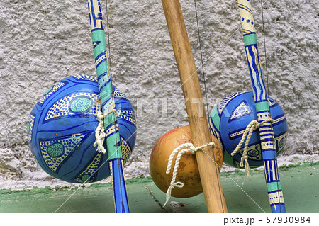 Brazilian musical instrument called berimbau Brazilian musical instrument called berimbau 57930984