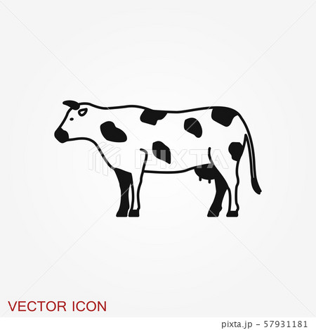 Cow icon. High quality symbol of animal for web 57931181