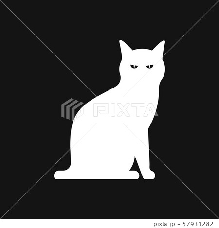 Cute cat icon Stock Vector by ©coffeee_in 95726228