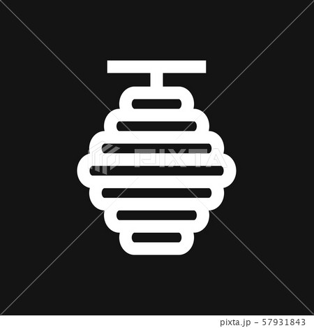 Beehive vector icon. beehive sign on background. Beehive vector icon. beehive sign on background. 57931843