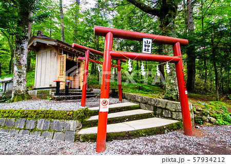 山梨県富士吉田市 新屋山神社 奥宮 57934212