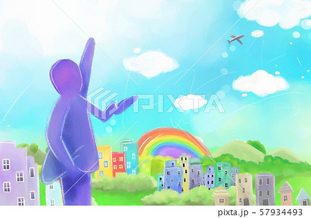 ビジネス ビジネスマン 見送りのイラスト素材