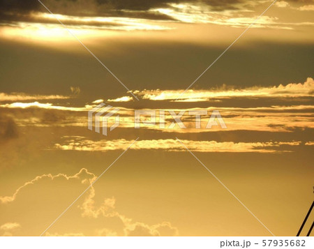 ある日の夏空（夕焼け） 57935682