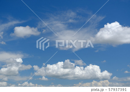 White clouds with a blue  sky 57937391