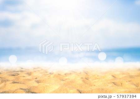 Tropical nature clean beach and white sand in 57937394