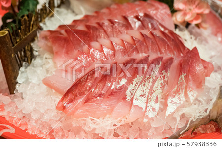 Japanese cuisine : Sashimi (fresh raw sliced fish) Japanese cuisine : Sashimi (fresh raw sliced fish) 57938336
