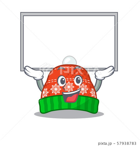 Up board winter hat isolated in the character Up board winter hat isolated in the character 57938783