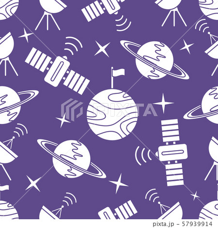 Space vector seamless pattern Astronomy Science 57939914