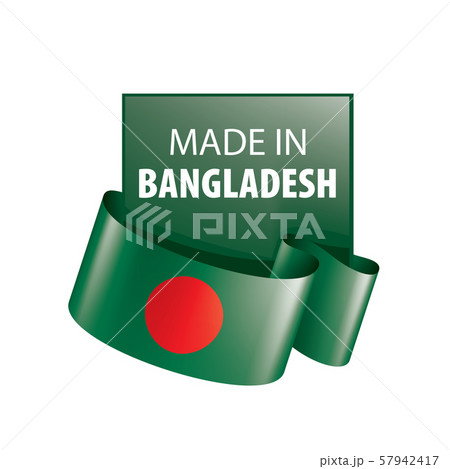 Bangladesh flag, vector illustration on a white background Bangladesh flag, vector illustration on a white background 57942417