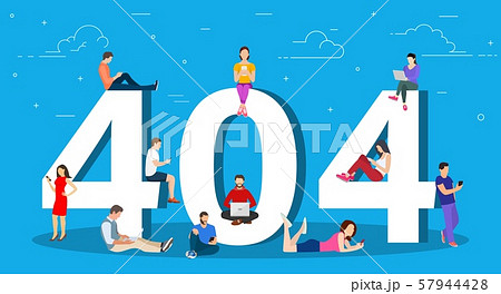 Error 404 page not found concept 57944428