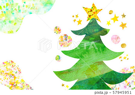 クリスマス　手描きイラスト 57945951