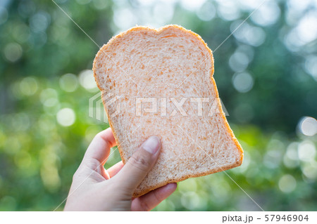close up sliced whole grain bread close up sliced whole grain bread 57946904