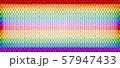 Colorful rainbow texture background of small triangle shapes, horizontal seamless pattern, LGBTQ (lesbian, gay, bisexual, transgender, and questioning) pride flag colors. Flat design. 57947433