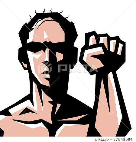 はげ,ハゲ,男,裸,上半身,表情,シンプル, はげ,ハゲ,男,裸,上半身,表情,シンプル, 57948094