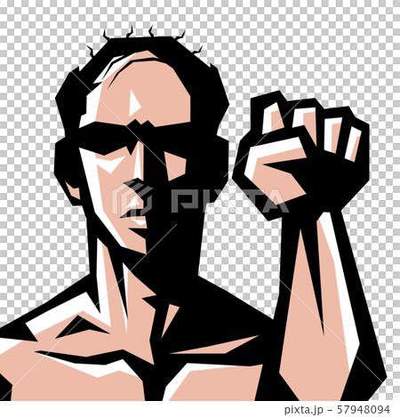 はげ,ハゲ,男,裸,上半身,表情,シンプル, はげ,ハゲ,男,裸,上半身,表情,シンプル, 57948094