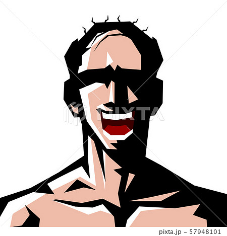 はげ,ハゲ,男,裸,上半身,表情,シンプル, はげ,ハゲ,男,裸,上半身,表情,シンプル, 57948101