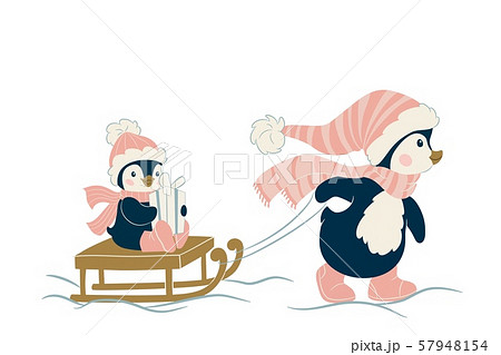 Christmas cute penguin Christmas cute penguin 57948154