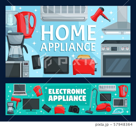 Electronics, household items, home appliance 57948364