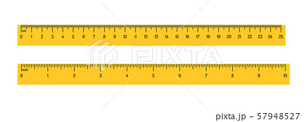 Measuring rulers scale vector illustration isolated on white background Measuring rulers scale vector illustration isolated on white background 57948527