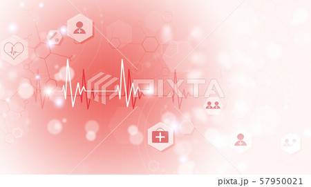Medical heart healthcare background Medical heart healthcare background 57950021