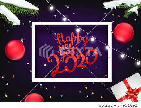 Happy New 2020 year vector concept. Different 57951892