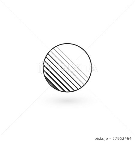 Design round Geometric identity Logo Design 57952464