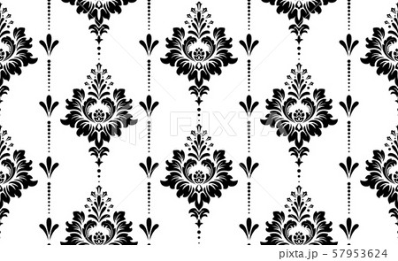 Wallpaper in the style of Baroque. Seamless 57953624