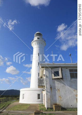 尻屋埼灯台と晴天のお空 57954940