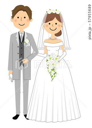 新郎新婦　結婚式 57955689