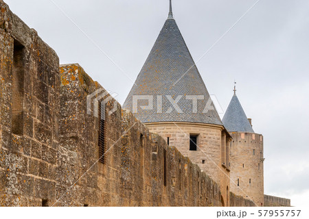 Medieval Castle Carcassonne in the South of France 57955757