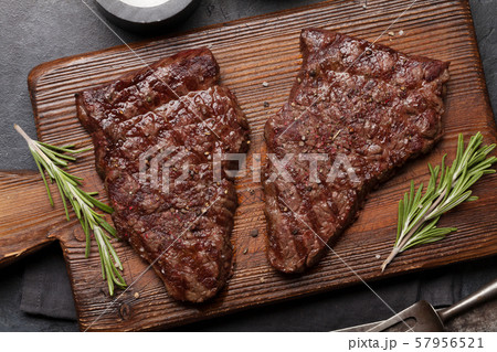 Grilled beef steak 57956521