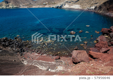 Famous Red Beach at Santorini Island 57956646