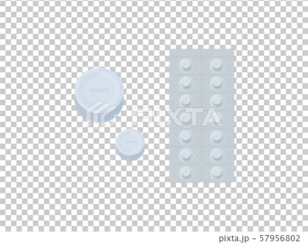 Simple illustration of a blue tablet Simple illustration of a blue tablet 57956802