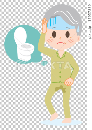 お漏らし シニア男性 高齢者 漏らす おしっこ イラスト お漏らし シニア男性 高齢者 漏らす おしっこ イラスト 57957889