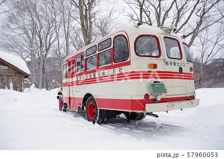 現役のボンネットバス　岩手県北バス　リア 57960053