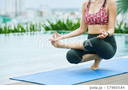 Yoga at resort 57960584