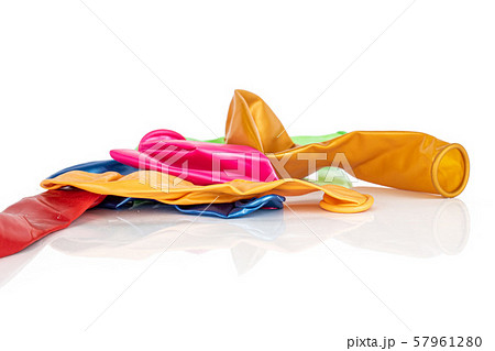 Colorful balloons isolated on white Colorful balloons isolated on white 57961280
