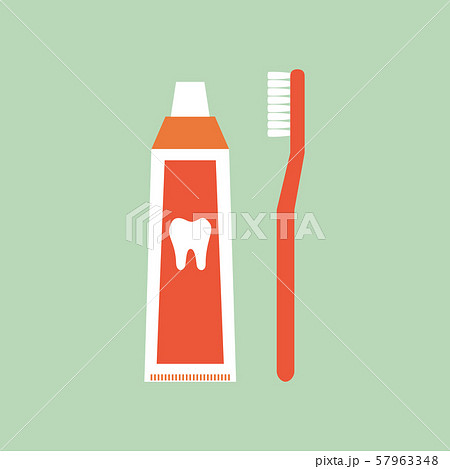 toothbrush with toothpaste in handle