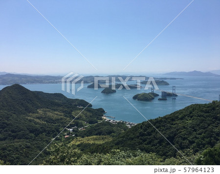しまなみ海道 展望台から しまなみ海道 展望台から 57964123