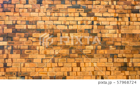 Texture of old Orange wall large background 57968724