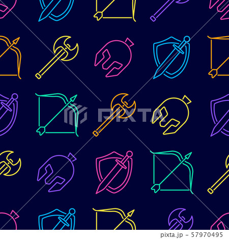 Vector seamless pattern background icon 57970495