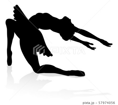Ballet Dancer Silhouette Set Ballet Dancer Silhouette Set 57974056