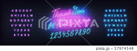 Followers Thank You neon.Social media template followers milestone. Congratulation design Followers Thank You neon.Social media template followers milestone. Congratulation design 57974548