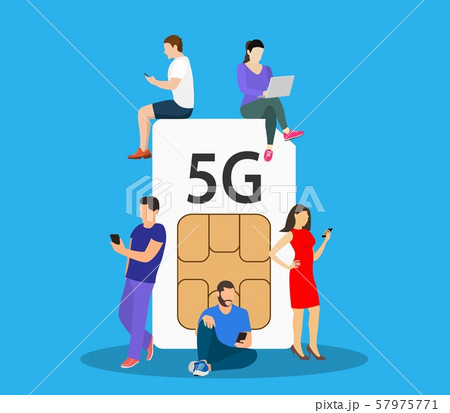 5g technology concept. 5g technology concept. 57975771