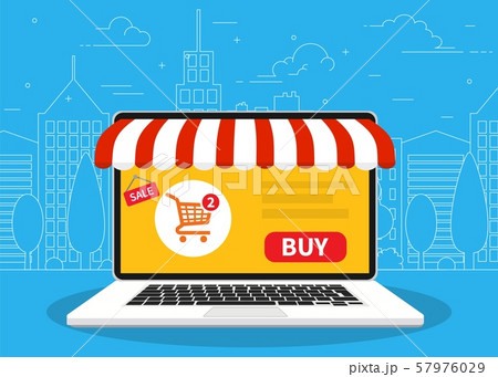 Online shop. Web store. 57976029