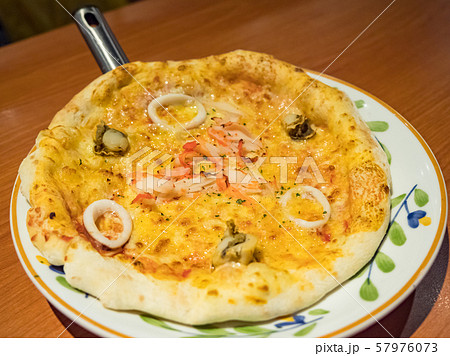 italian bread: Focaccia in dish italian bread: Focaccia in dish 57976073