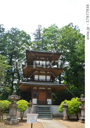 三重塔(恵林寺/山梨県甲州市塩山小屋敷) 三重塔(恵林寺/山梨県甲州市塩山小屋敷) 57977936