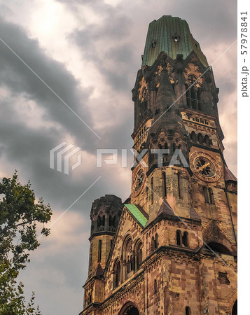 Kaiser Wilhelm Memorial Church. View below. BERLIN 57978841